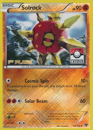 XY Solrock #64 First Place League Promo